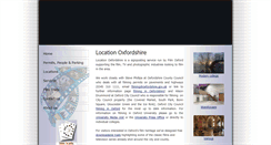 Desktop Screenshot of locationoxfordshire.co.uk